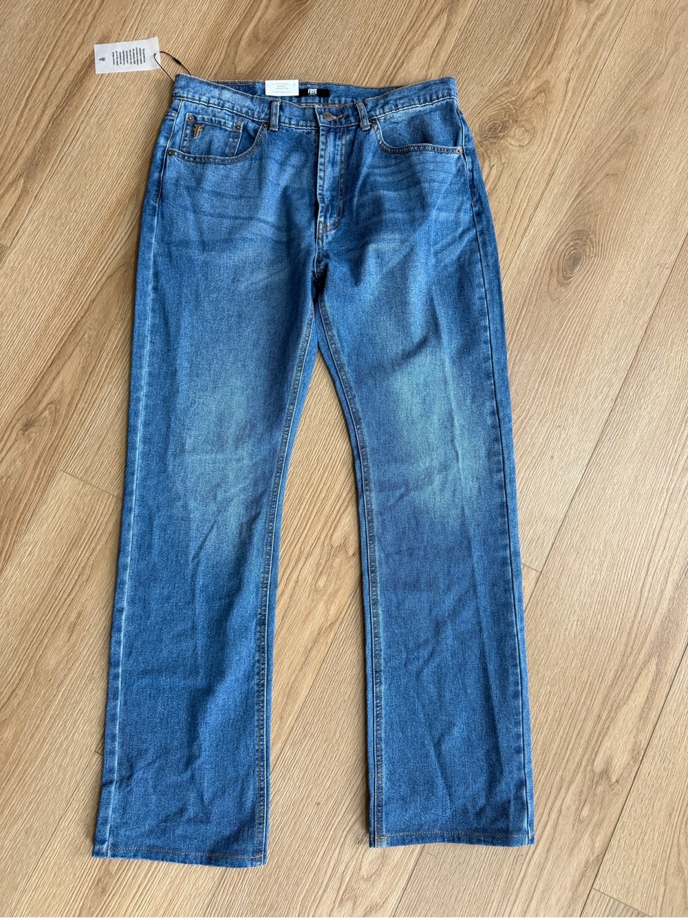 NWT Frye Men’s Slim Bootcut Jeans Medium Wash Denim 34x34